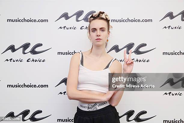 Mo The Rapper Pop Artist Mo Visits Music Choice Photos and Premium High Res Pictures ...