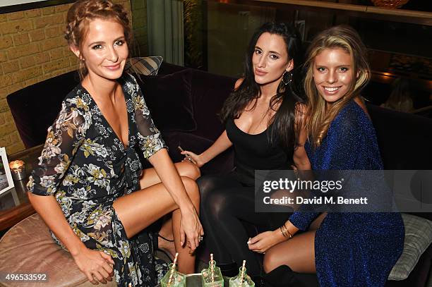 Millie Mackintosh, Lily Fortescue and Tash Oakley attend a private dinner hosted by Millie Mackintosh to celebrate the launch of her AW15 collection...