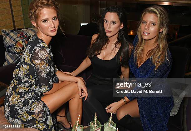 Millie Mackintosh, Lily Fortescue and Tash Oakley attend a private dinner hosted by Millie Mackintosh to celebrate the launch of her AW15 collection...