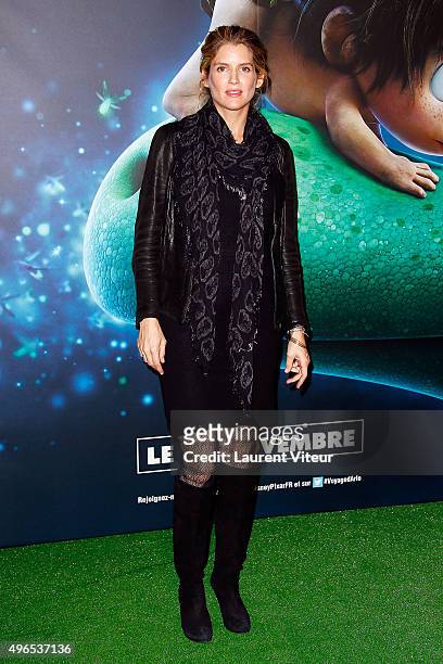 Actress Alice Taglioni attends "Le Voyage d'Arlo - The Good Dinosaur" Paris Premiere at Le Grand Rex on November 10, 2015 in Paris, France.