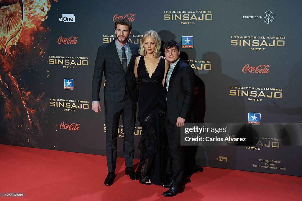 'Los Juegos Del Hambre: Sinsajo - Part 2' Madrid Premiere