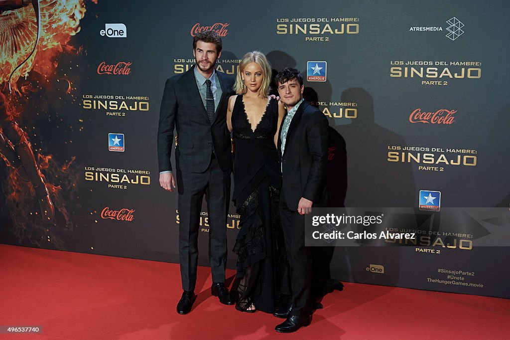 'Los Juegos Del Hambre: Sinsajo - Part 2' Madrid Premiere