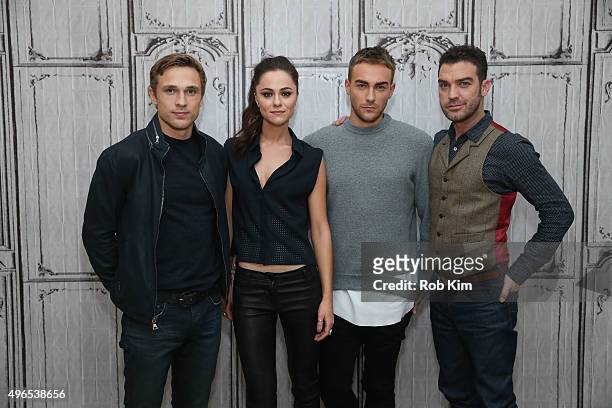 William Moseley, Alexandra Park, Tom Austen and Jake Maskall attend AOL BUILD Presents: "The Royals" at AOL Studios In New York on November 10, 2015...