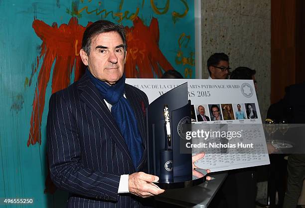 Honoree Peter M. Brant attends The 24th Montblanc De La Culture Arts Patronage Award at Kappo Masa on November 10, 2015 in New York City.