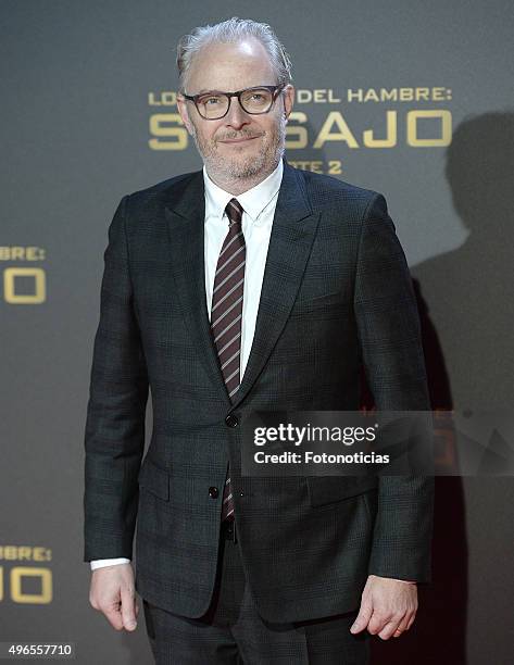 Director Francis Lawrence attends 'The Hunger Games: Mockingjay - Part 2' Madrid Premiere at Kinepolis Cinema on November 10, 2015 in Madrid, Spain.