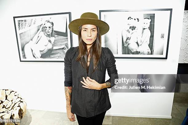 Photographer Tasya Van Ree attends the launch of PhotoManagement at galerie Opera on November 10, 2015 in Paris, France.