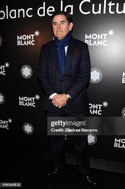 Honoree Peter Brant attends the 24th Anniversary Year Of Montblanc De La Culture Arts Patronage Awards at Kappo Masa on November 10, 2015 in New York...