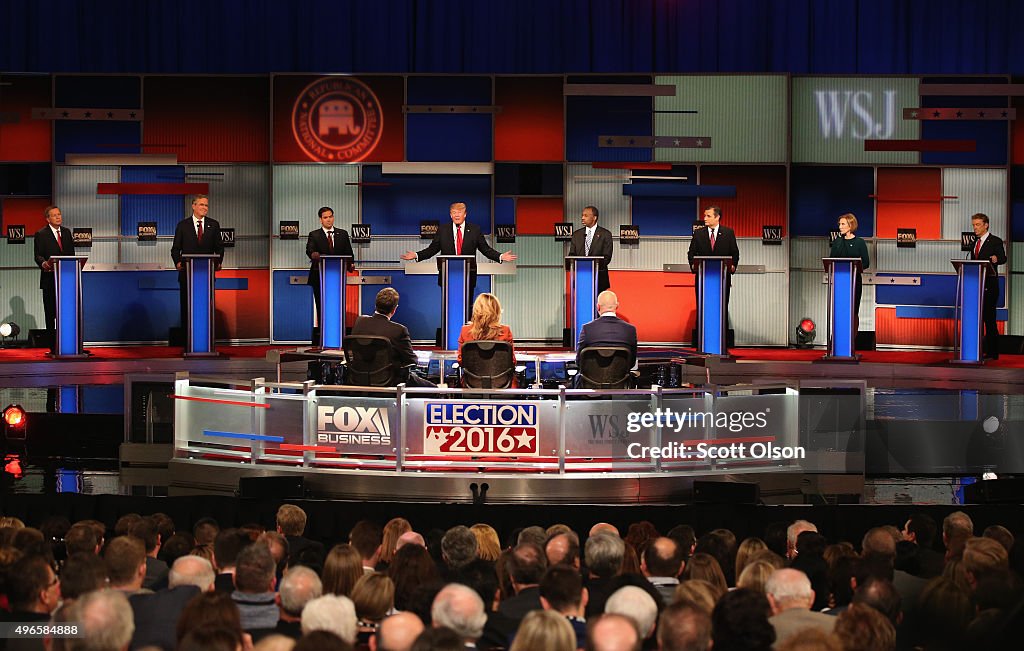 GOP Presidential Candidates Debate In Milwaukee