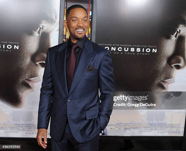 Actor Will Smith arrives at the AFI FEST 2015 Presented By Audi Centerpiece Gala Premiere of Columbia Pictures' "Concussion" at TCL Chinese Theatre...