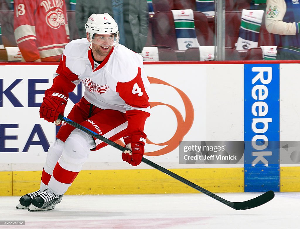 Detroit Red Wings v Vancouver Canucks