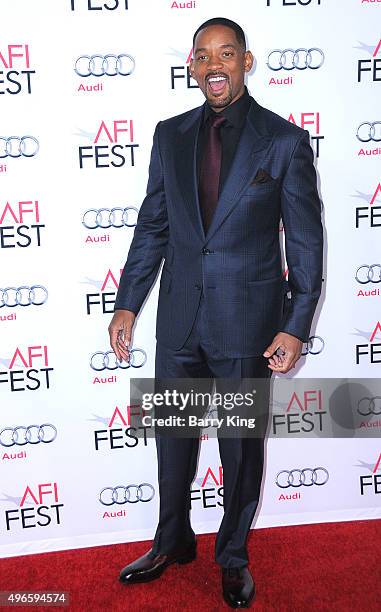 Actor Will Smith attends the AFI FEST 2015 Presented By Audi Centerpiece Gala Premiere Of Columbia Pictures' 'Concussion' at the TCL Chinese Theatre...