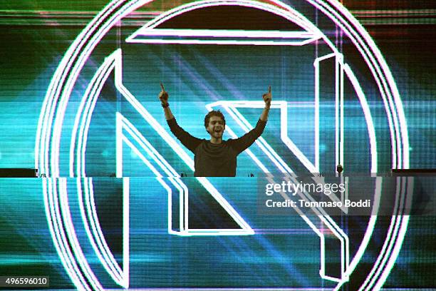 Zedd performs at T-Mobile Un-carrier X Launch Celebration at The Shrine Auditorium on November 10, 2015 in Los Angeles, California.