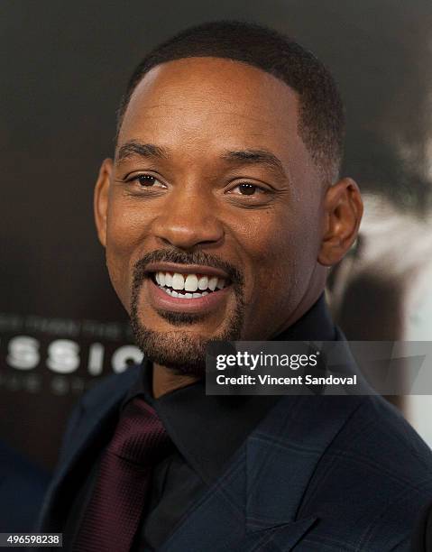 Actor Will Smith attends AFI FEST 2015 presented by Audi Centerpiece Gala Premiere of Columbia Pictures' "Concussion" at TCL Chinese Theatre on...