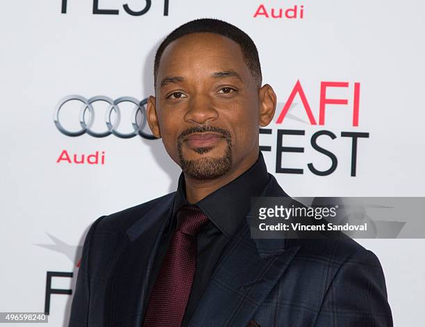 Actor Will Smith attends AFI FEST 2015 presented by Audi Centerpiece Gala Premiere of Columbia Pictures' "Concussion" at TCL Chinese Theatre on...