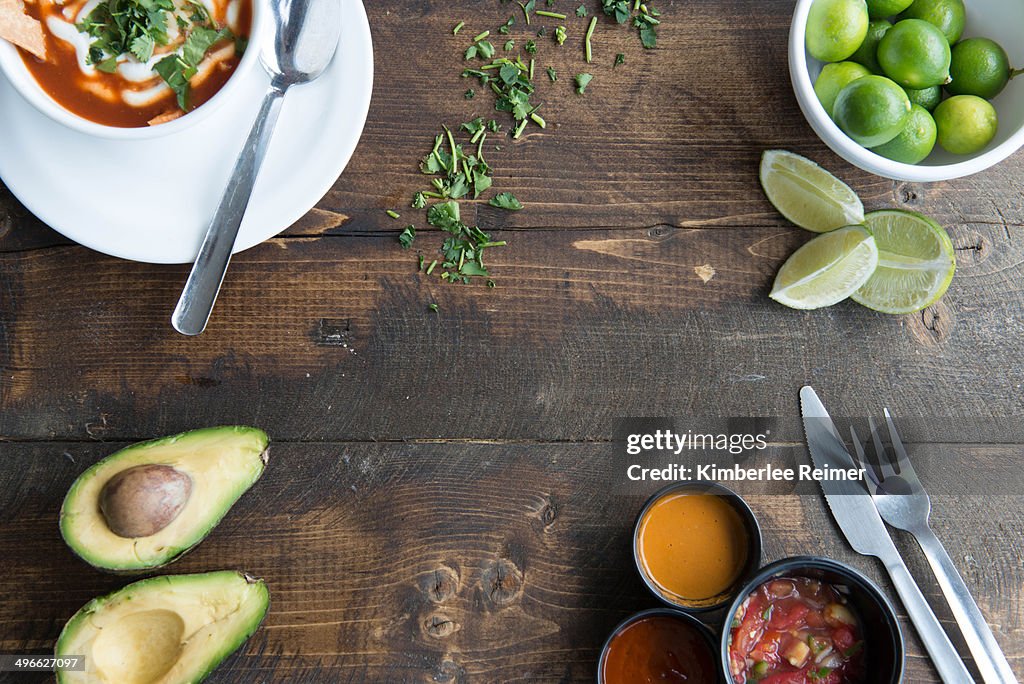 Mexican Food Table