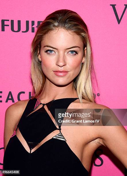 Martha Hunt attends the 2015 Victoria's Secret Fashion After Party at TAO Downtown on November 10, 2015 in New York City.