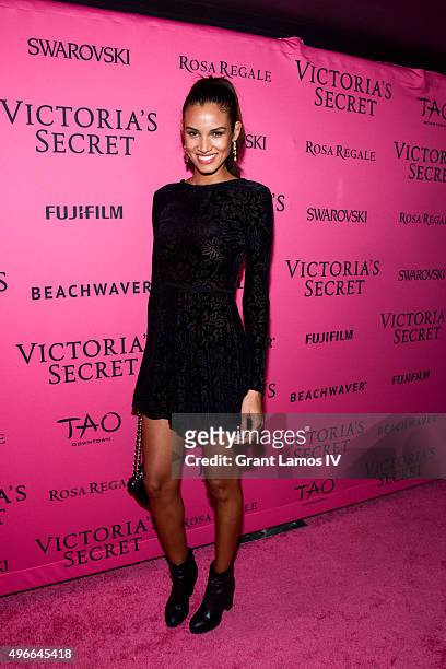 Cindy Bruna attends the 2015 Victoria's Secret Fashion After Party at TAO Downtown on November 10, 2015 in New York City.