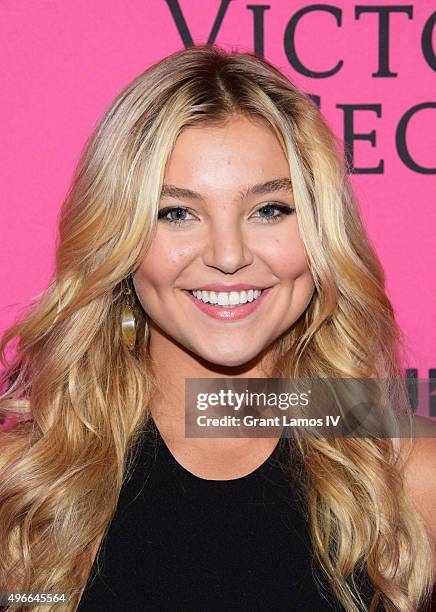 Rachel Hilbert attends the 2015 Victoria's Secret Fashion After Party at TAO Downtown on November 10, 2015 in New York City.