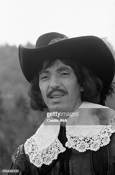 Michel Creton's portrait in the role of Villaréal, in the fiction "These beautiful sirs of Golden Wood", realized by Bernard Borderie according to...