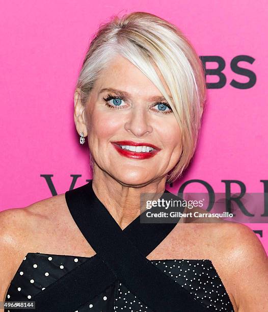 President and CEO of Victoria's Secret Sharen Jester Turney attends 2015 Victoria's Secret Fashion Show at Lexington Armory on November 10, 2015 in...