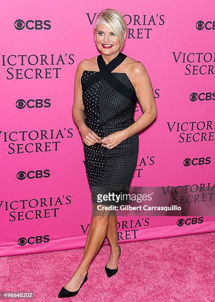 President and CEO of Victoria's Secret Sharen Jester Turney attends 2015 Victoria's Secret Fashion Show at Lexington Armory on November 10, 2015 in...