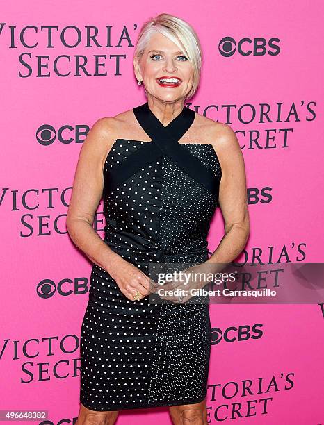 President and CEO of Victoria's Secret Sharen Jester Turney attends 2015 Victoria's Secret Fashion Show at Lexington Armory on November 10, 2015 in...