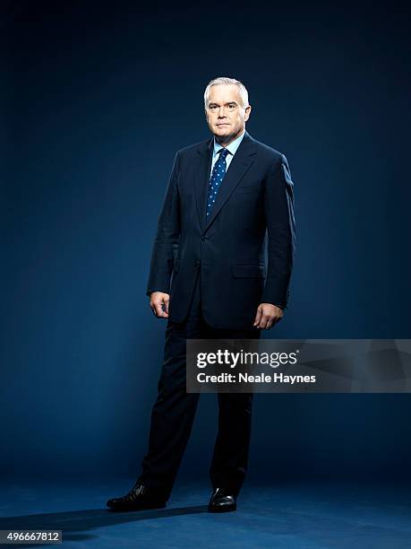 Journalist and broadcaster Huw Edwards is photographed for the Daily Mail on September 21, 2015 in London, England.