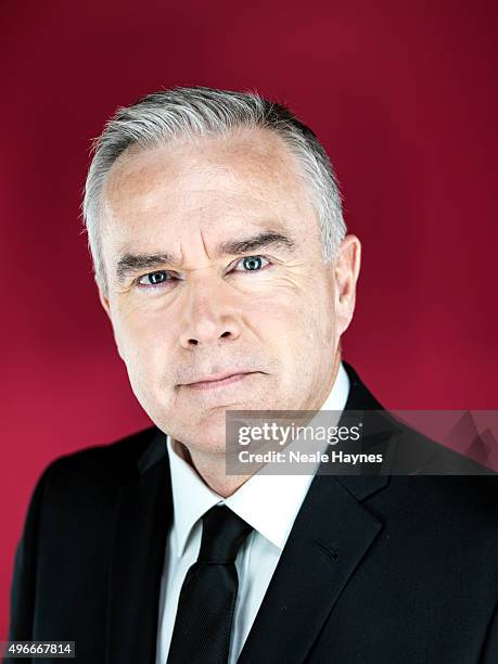 Journalist and broadcaster Huw Edwards is photographed for the Daily Mail on September 21, 2015 in London, England.