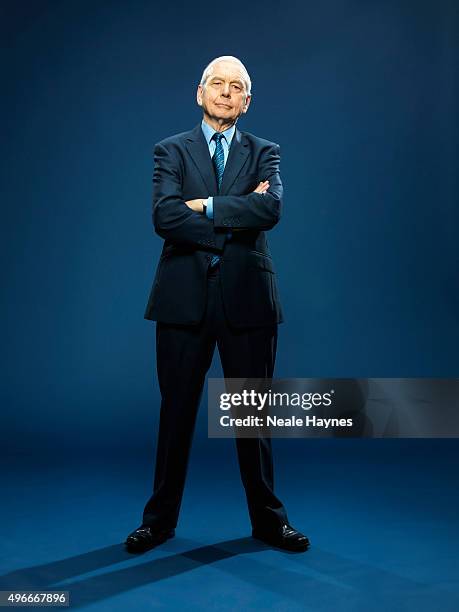 Journalist and broadcaster John Humphrys is photographed for the Daily Mail on September 21, 2015 in London, England.