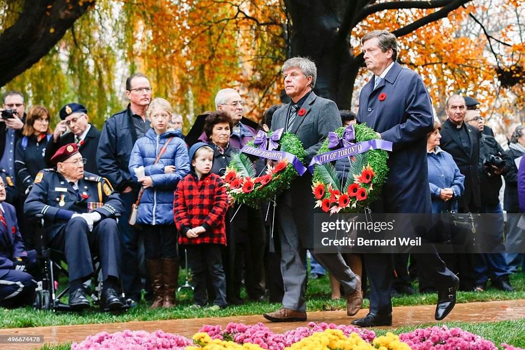 Sunrise ceremony at The Cross of Sacrifice, Prospect Cemetery