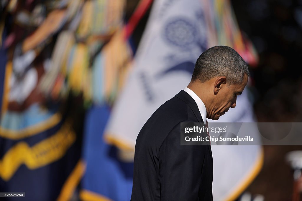 Veterans Day Commemorated At Arlington National Cemetery