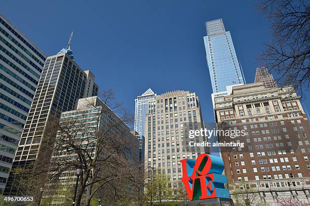 cityscape of philadelphia - john f kennedy plaza philadelphia stock pictures, royalty-free photos & images