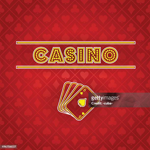 bildbanksillustrationer, clip art samt tecknat material och ikoner med vector casino background - kasinoanställd