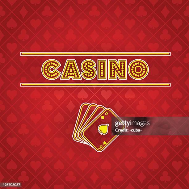 vector casino background - croupier stock illustrations