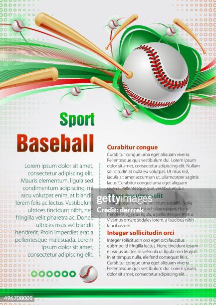 stockillustraties, clipart, cartoons en iconen met baseball - baseball background