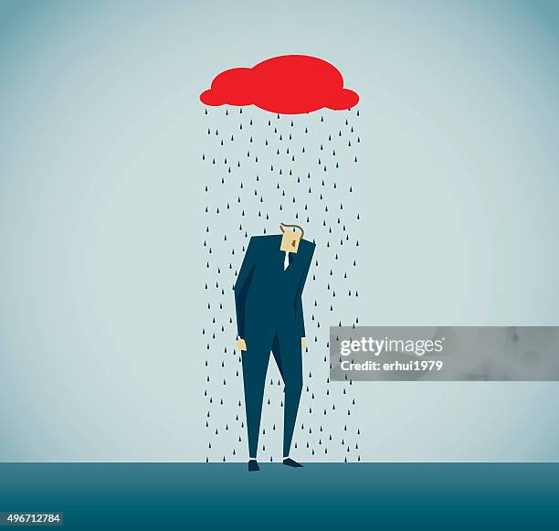 ilustrações, clipart, desenhos animados e ícones de falência - rainy season