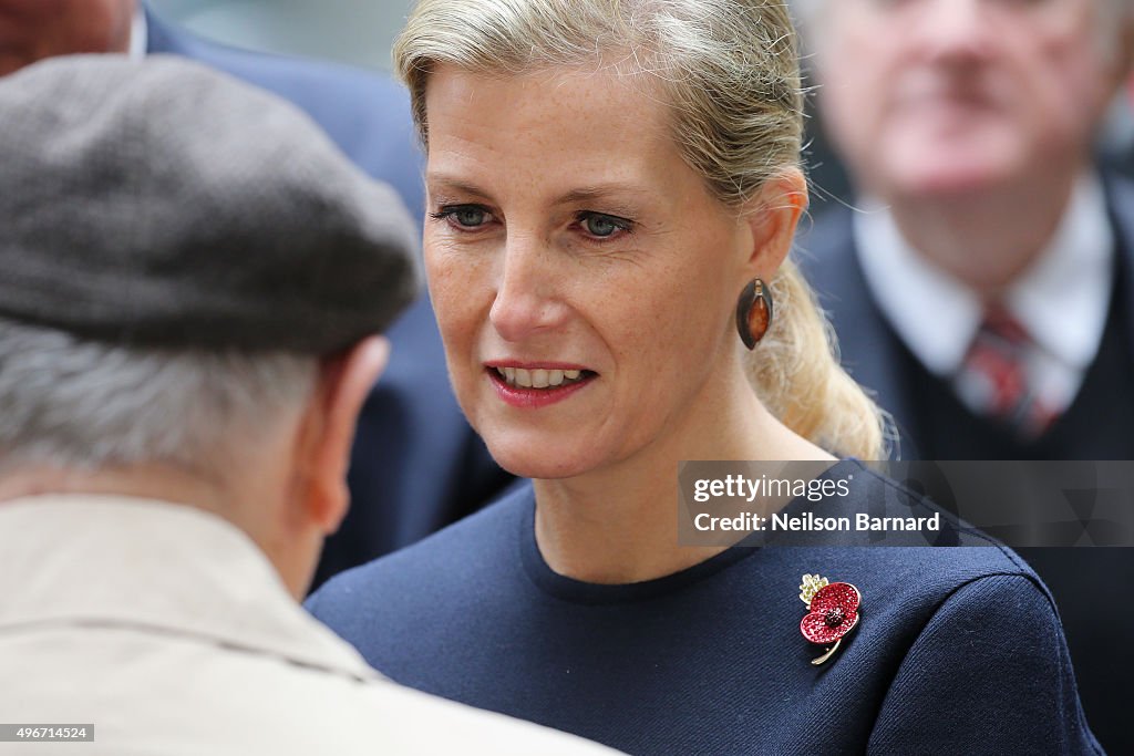 Countess Of Wessex Visits The 9/11 Memorial
