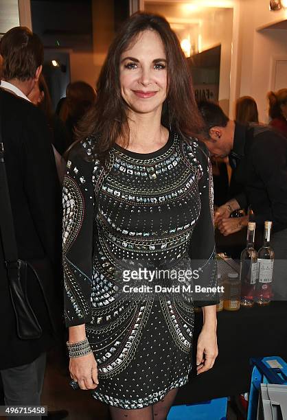 Carole Caplin attends the launch of Dr Nigma Talib's new book "Reverse The Signs Of Ageing" at Body Works West on November 11, 2015 in London,...
