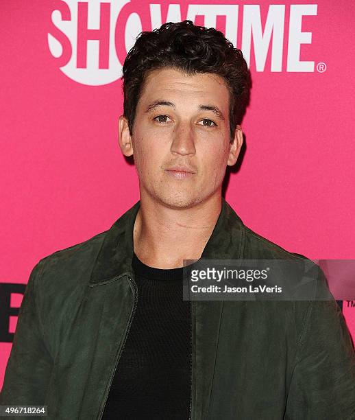 Actor Miles Teller attends the T-Mobile Un-carrier X launch at The Shrine Auditorium on November 10, 2015 in Los Angeles, California.