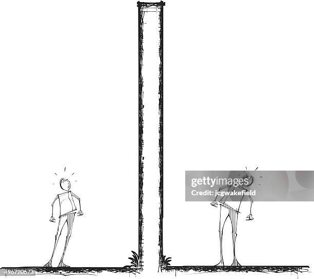 Inbetween People Wall Between Two People High Res Illustrations - Getty Images
