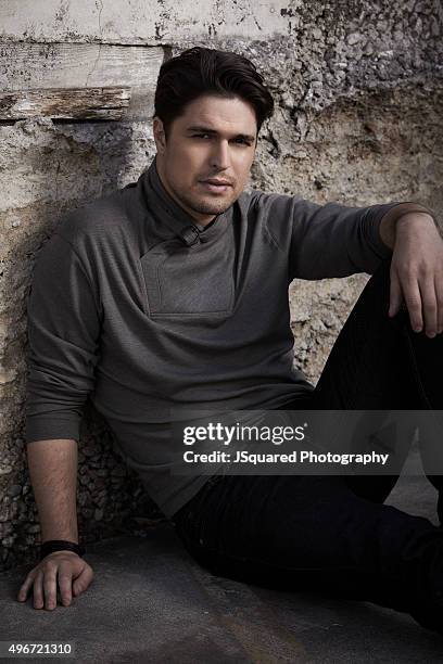 Portuguese actor Diogo Morgado is photographed for Glamoholic on April 6, 2015 in Los Angeles, California. PUBLISHED IMAGE.