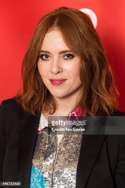 Angela Scanlon attends the British Heart Foundation's Tunnel of Love fundraiser at Victoria & Albert Museum on November 11, 2015 in London, England.