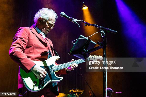 Jim Cregan performs with Steve Harley at Indigo2 at The O2 Arena on November 11, 2015 in London, England.