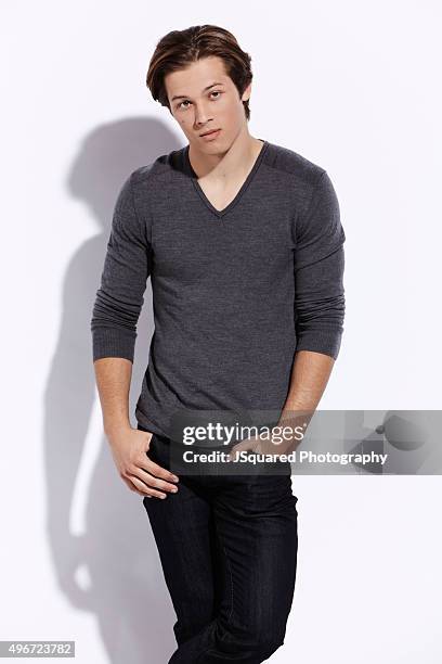 Actor and model Leo Howard is photographed for Self Assignment on June 19, 2015 in Los Angeles, California.