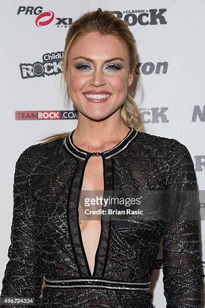 Camilla Kerslake attends the Classic Rock Roll of Honour at The Roundhouse on November 11, 2015 in London, England.