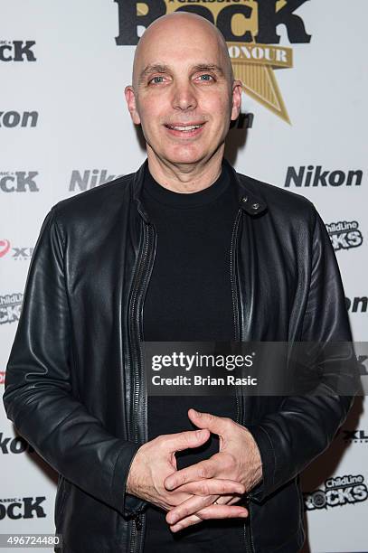 Joe Satriani attends the Classic Rock Roll of Honour at The Roundhouse on November 11, 2015 in London, England.