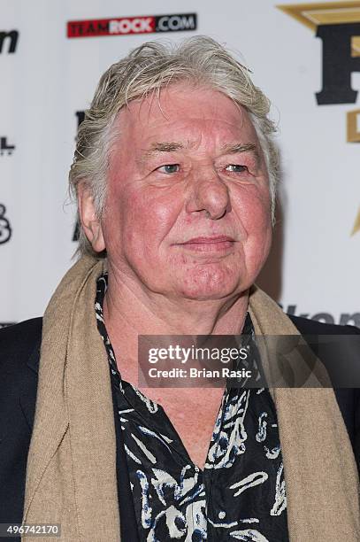 Mick Ralphs attends the Classic Rock Roll of Honour at The Roundhouse on November 11, 2015 in London, England.