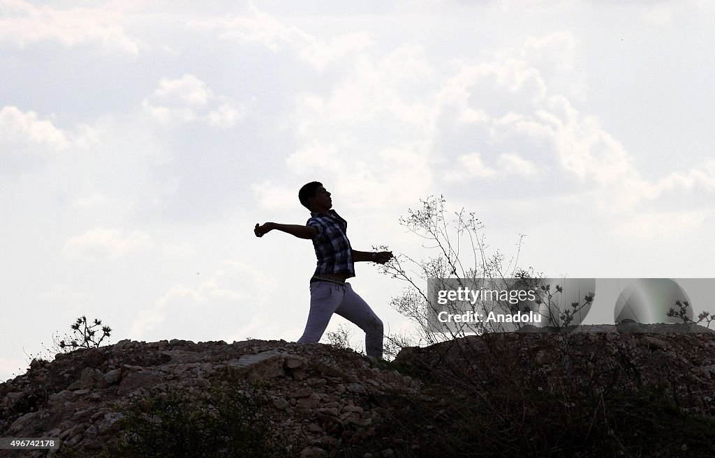 Demonstration in West Bank's Tulkarem