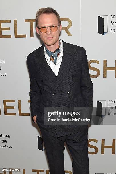 Writer/director Paul Bettany attends the "Shelter" New York Premiere at The Whitney Museum of American Art on November 11, 2015 in New York City.