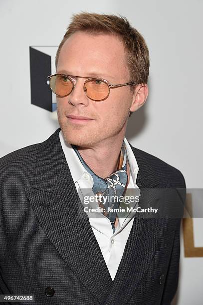 Writer/director Paul Bettany attends the "Shelter" New York Premiere at The Whitney Museum of American Art on November 11, 2015 in New York City.